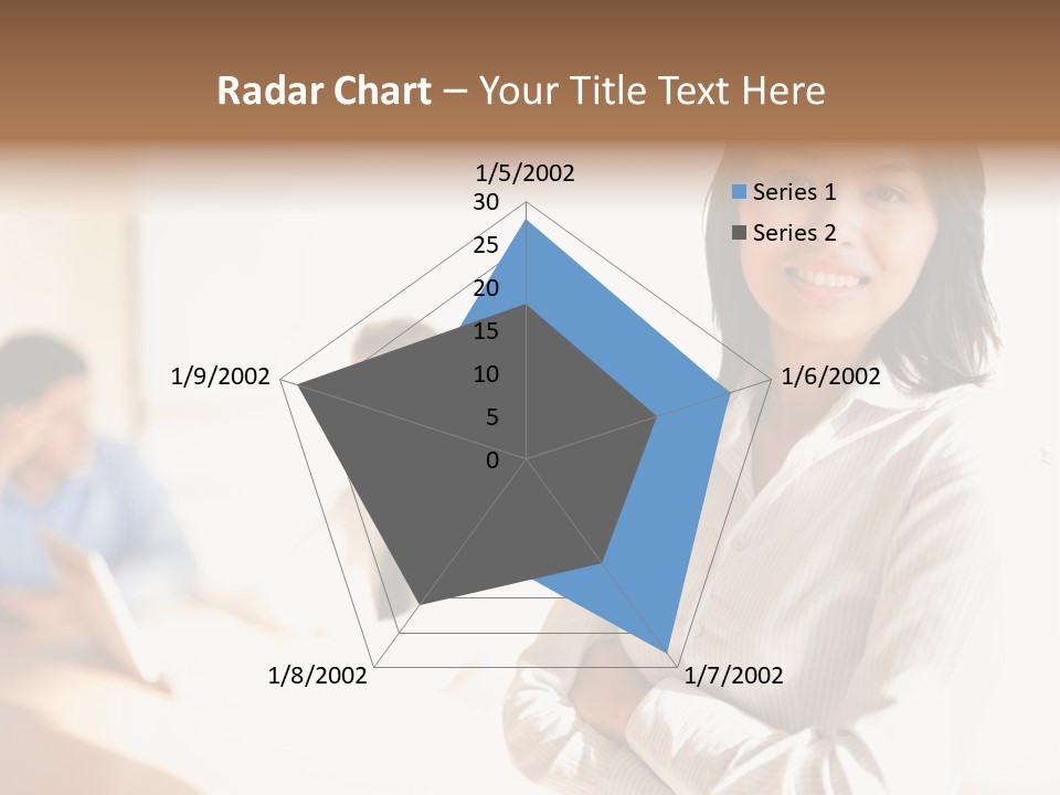 Corporate Happy Three PowerPoint Template