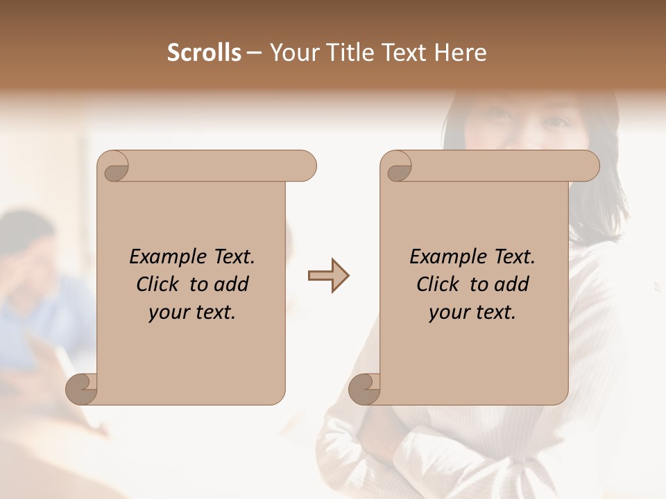 Corporate Happy Three PowerPoint Template