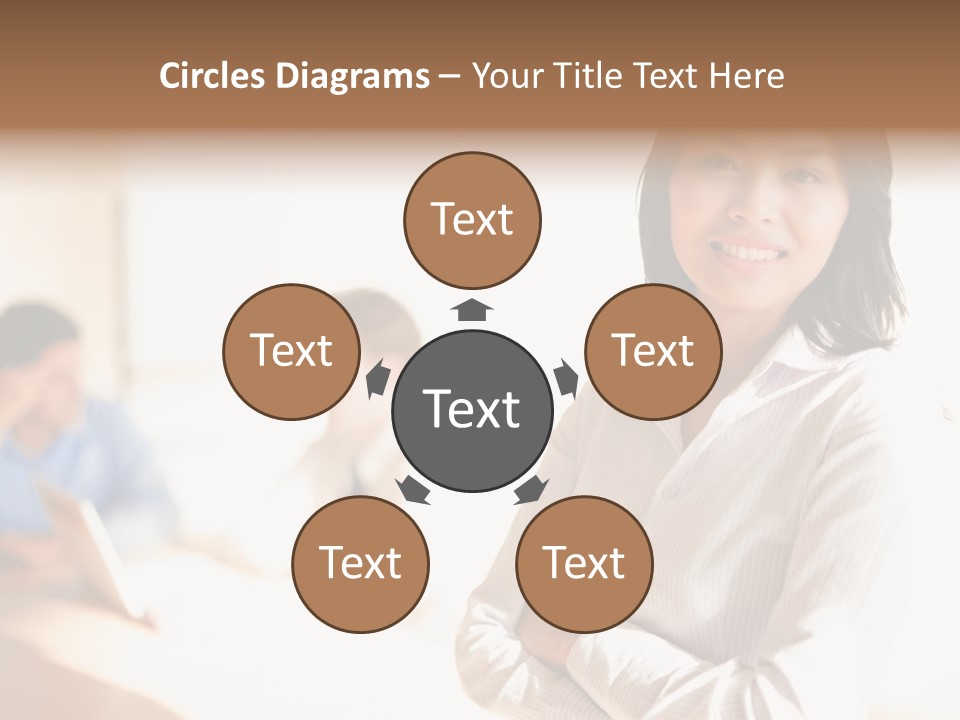 Corporate Happy Three PowerPoint Template