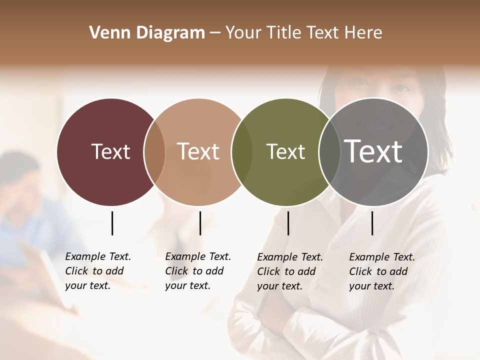 Corporate Happy Three PowerPoint Template