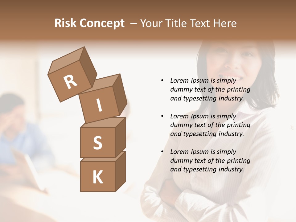 Corporate Happy Three PowerPoint Template