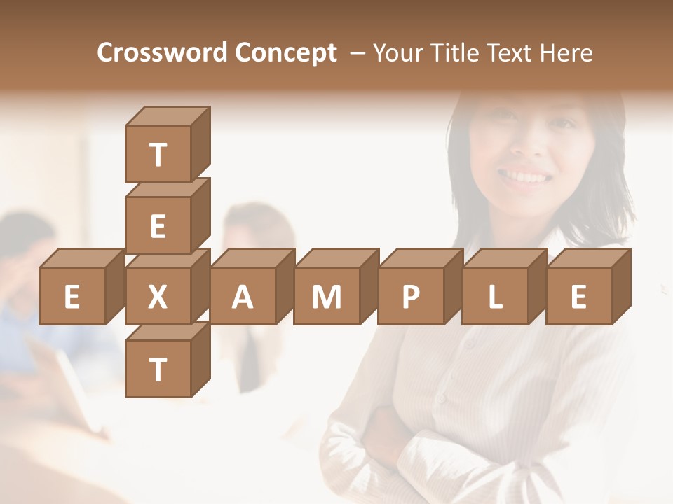 Corporate Happy Three PowerPoint Template