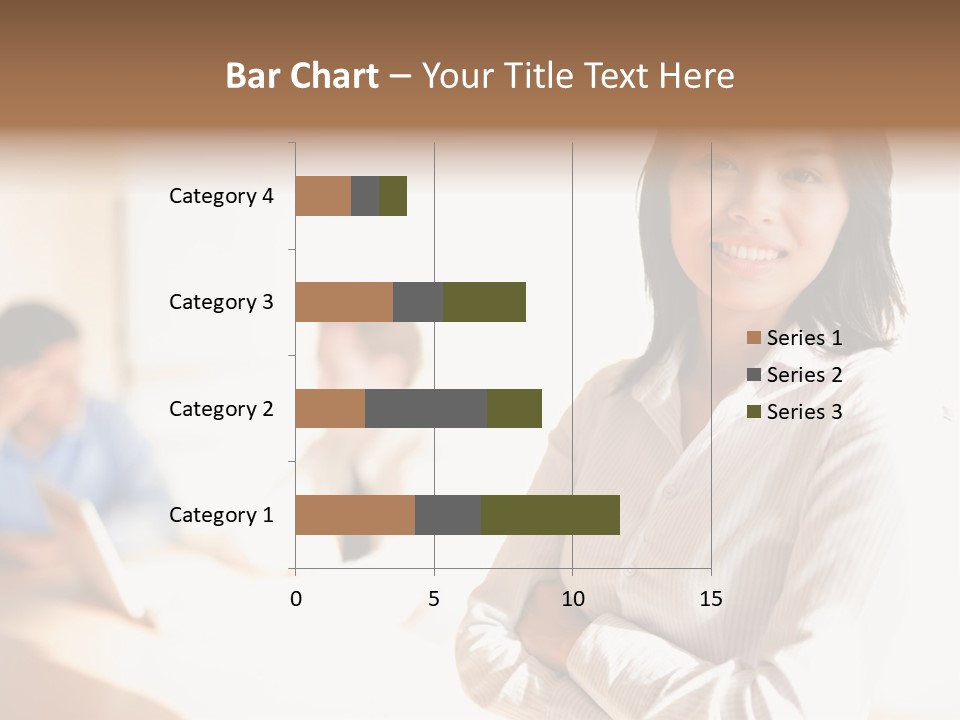 Corporate Happy Three PowerPoint Template