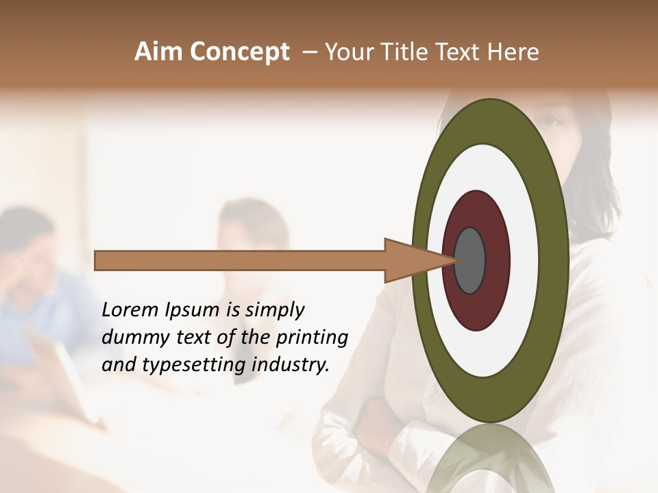 Corporate Happy Three PowerPoint Template