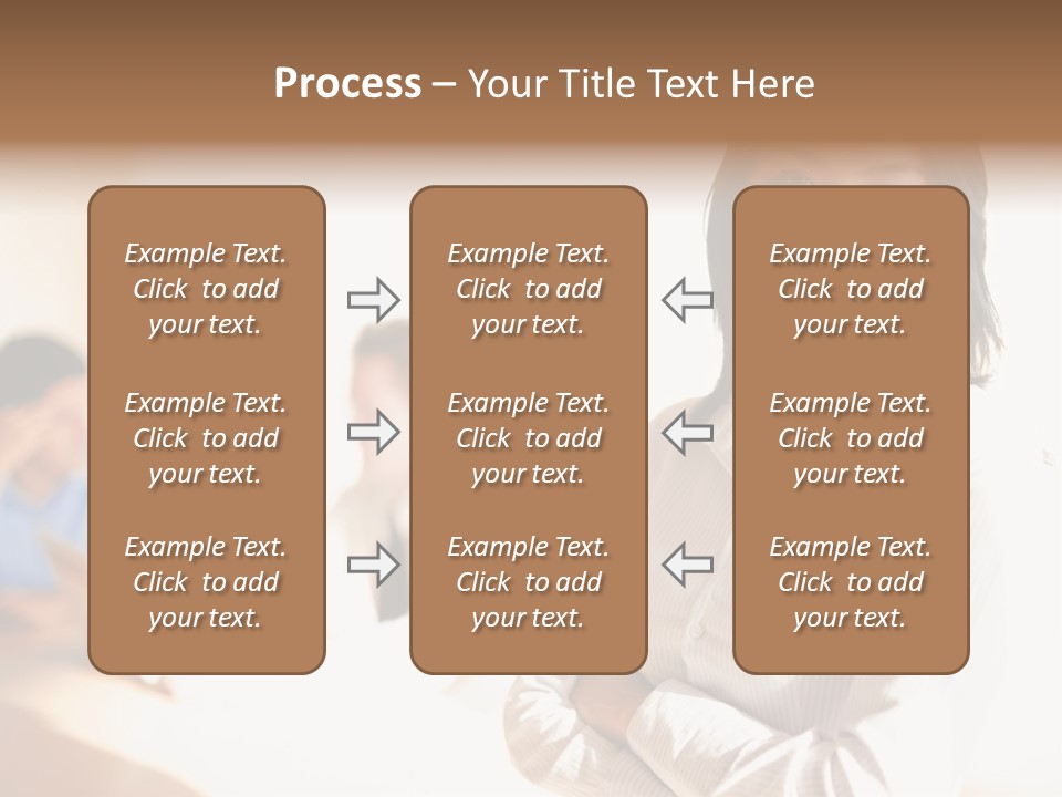 Corporate Happy Three PowerPoint Template