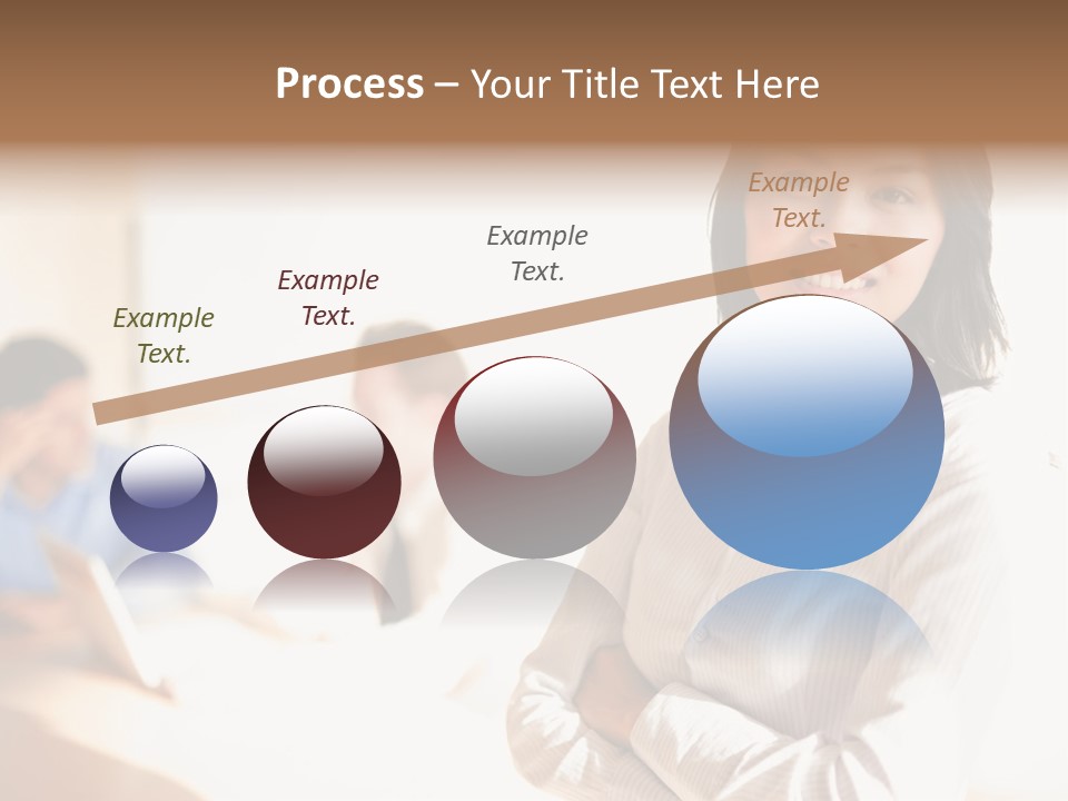 Corporate Happy Three PowerPoint Template