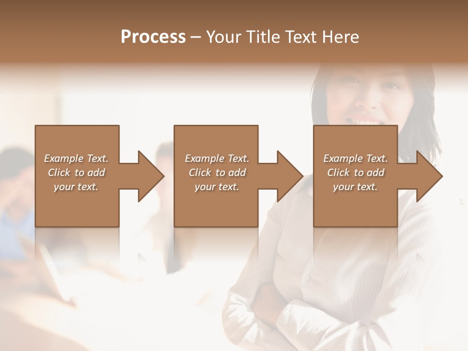 Corporate Happy Three PowerPoint Template