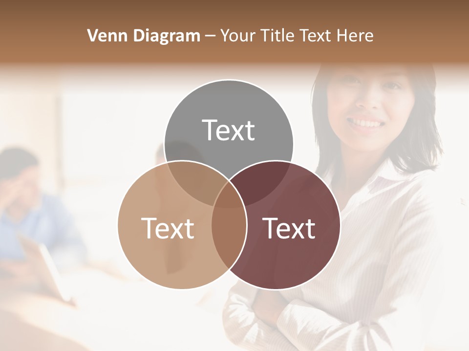 Corporate Happy Three PowerPoint Template