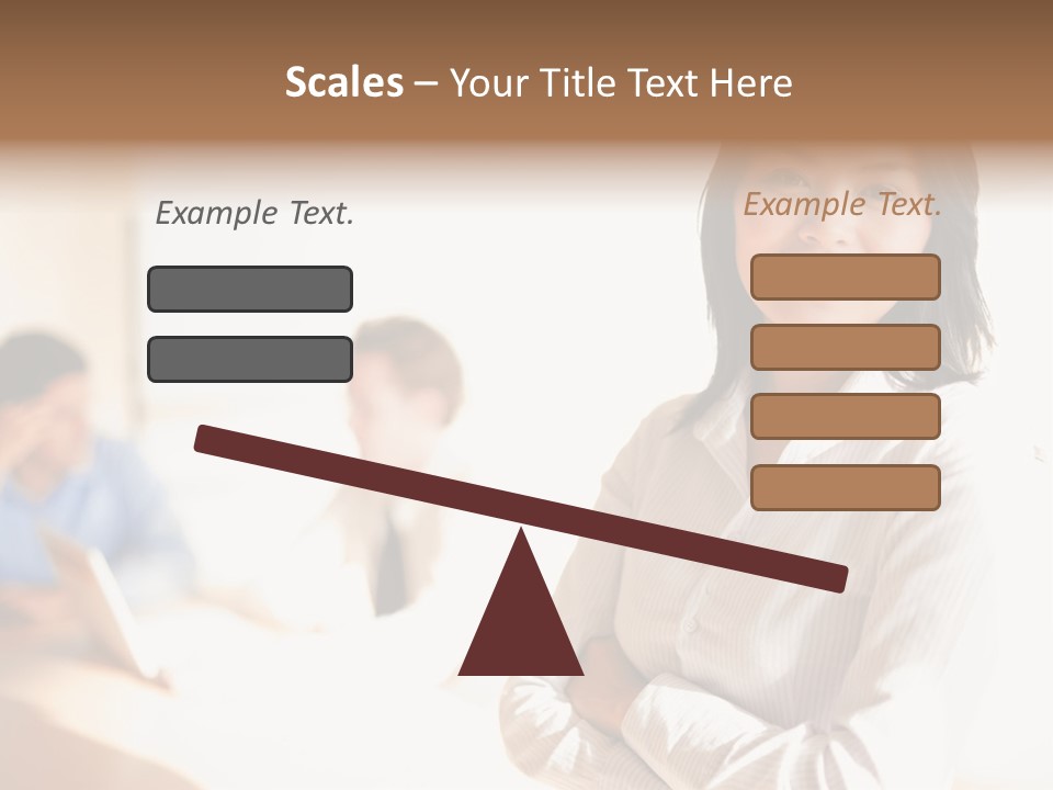 Corporate Happy Three PowerPoint Template