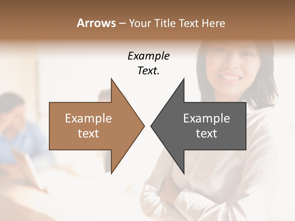 Corporate Happy Three PowerPoint Template