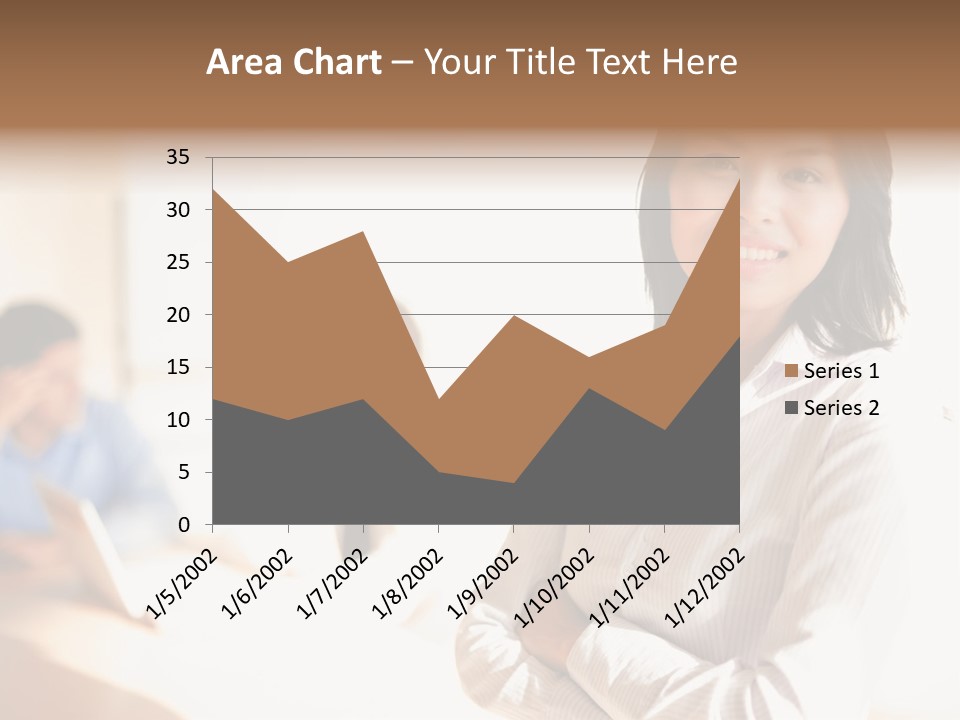 Corporate Happy Three PowerPoint Template