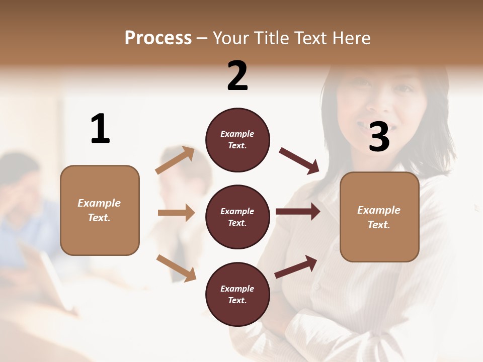 Corporate Happy Three PowerPoint Template