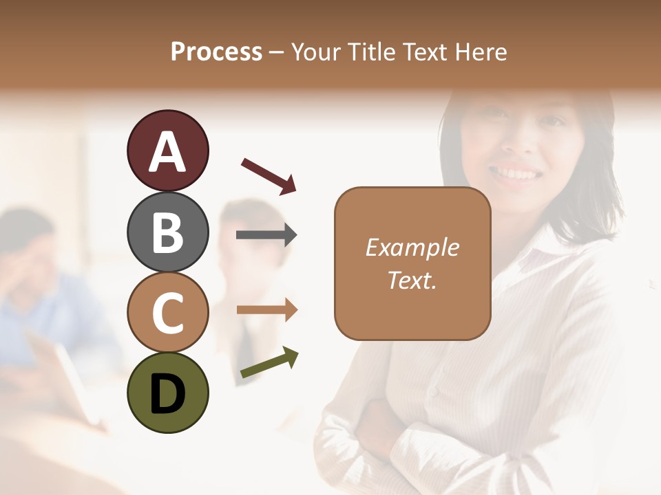 Corporate Happy Three PowerPoint Template