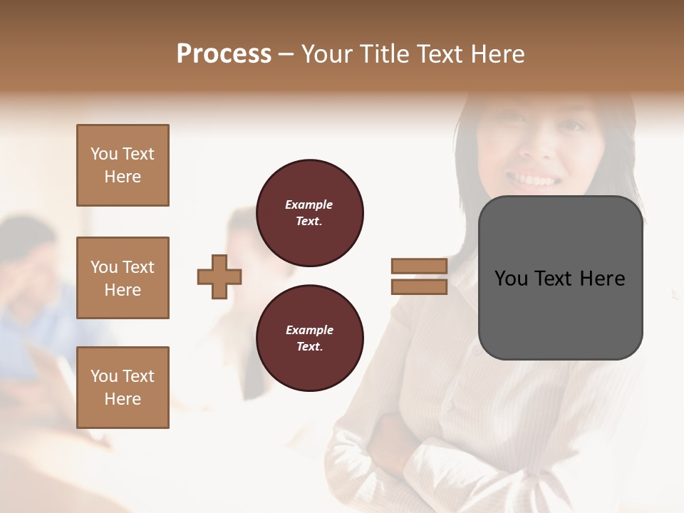 Corporate Happy Three PowerPoint Template