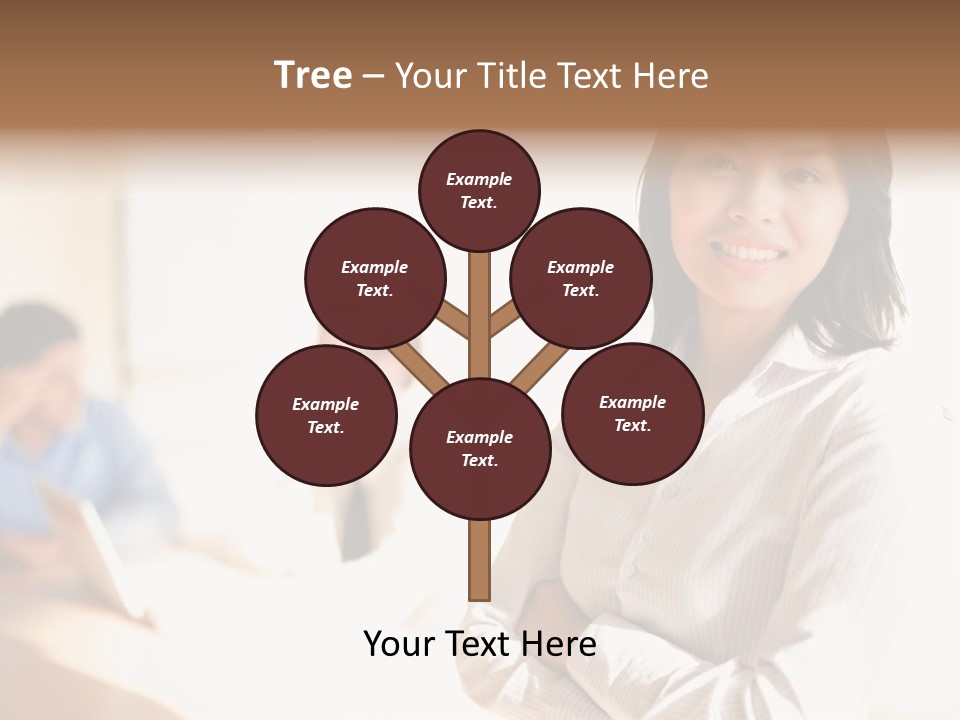 Corporate Happy Three PowerPoint Template