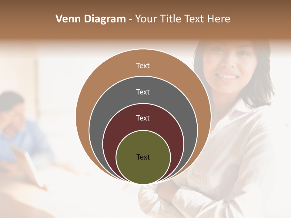 Corporate Happy Three PowerPoint Template