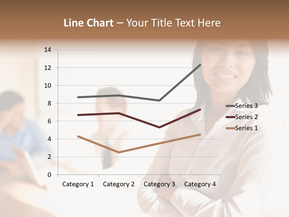 Corporate Happy Three PowerPoint Template