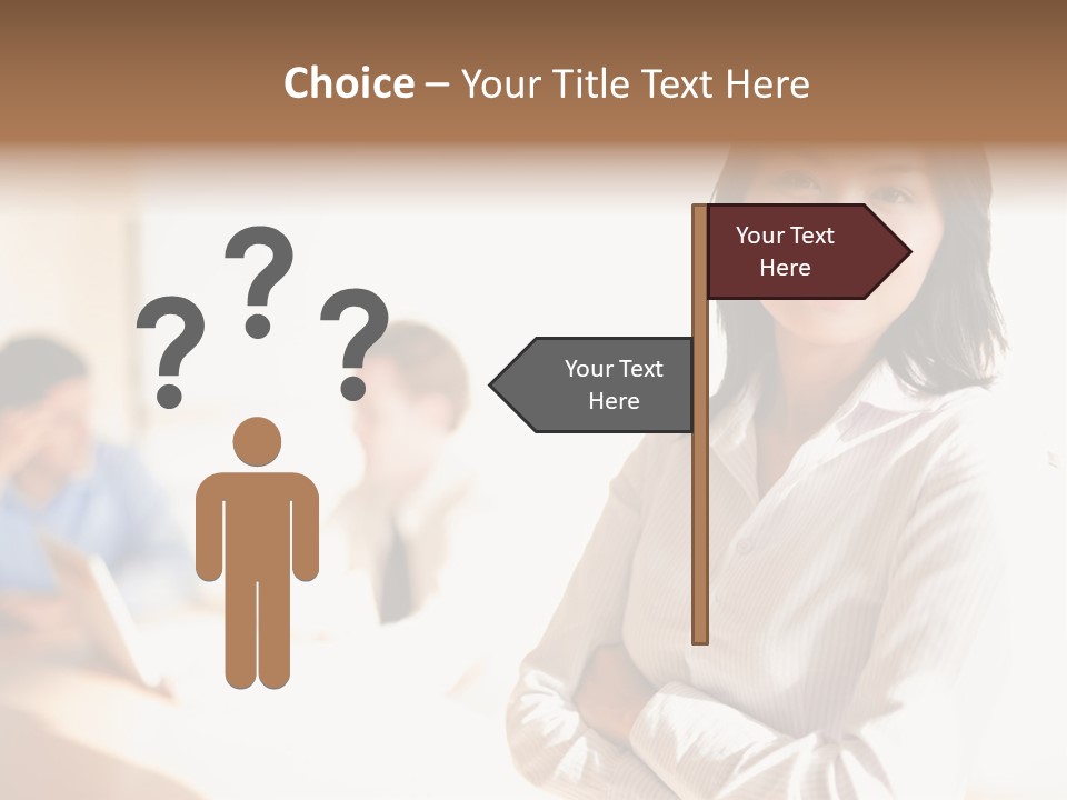 Corporate Happy Three PowerPoint Template