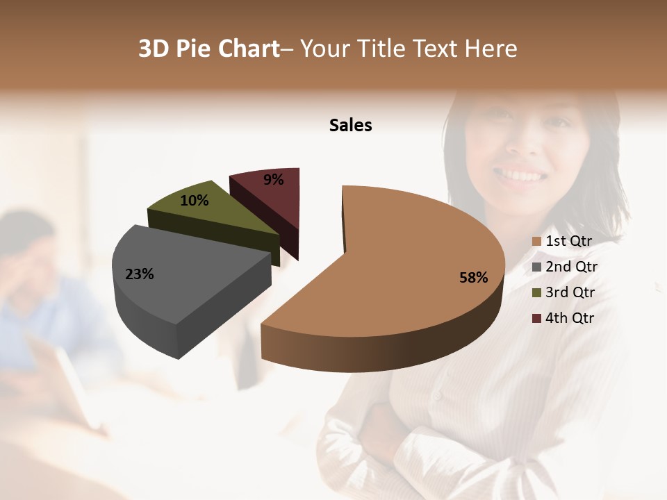 Corporate Happy Three PowerPoint Template