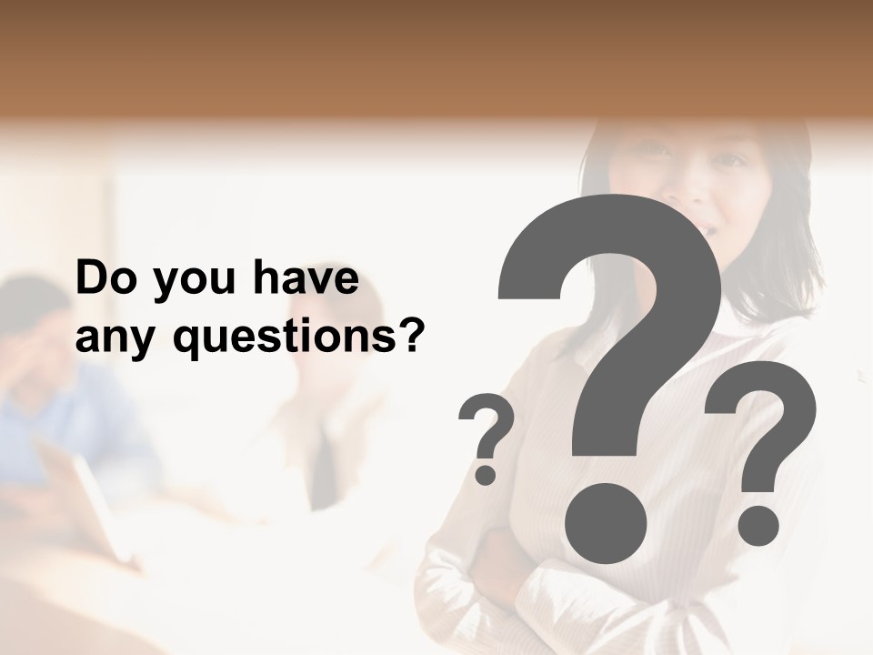 Corporate Happy Three PowerPoint Template