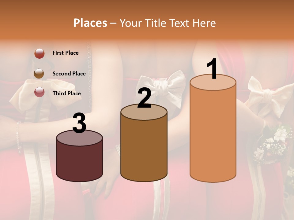 Dress Bloom Marriage PowerPoint Template