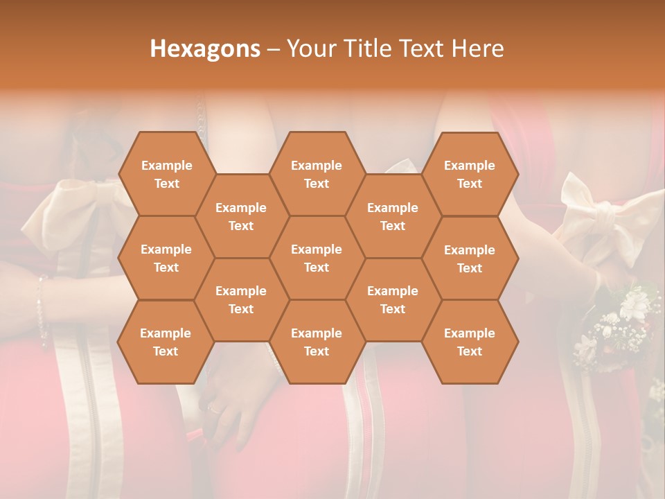 Dress Bloom Marriage PowerPoint Template