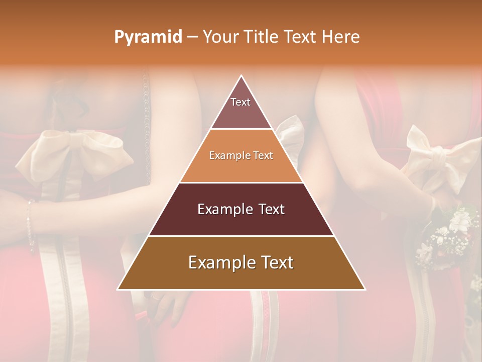 Dress Bloom Marriage PowerPoint Template