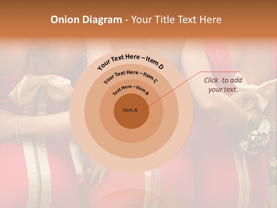 Dress Bloom Marriage PowerPoint Template