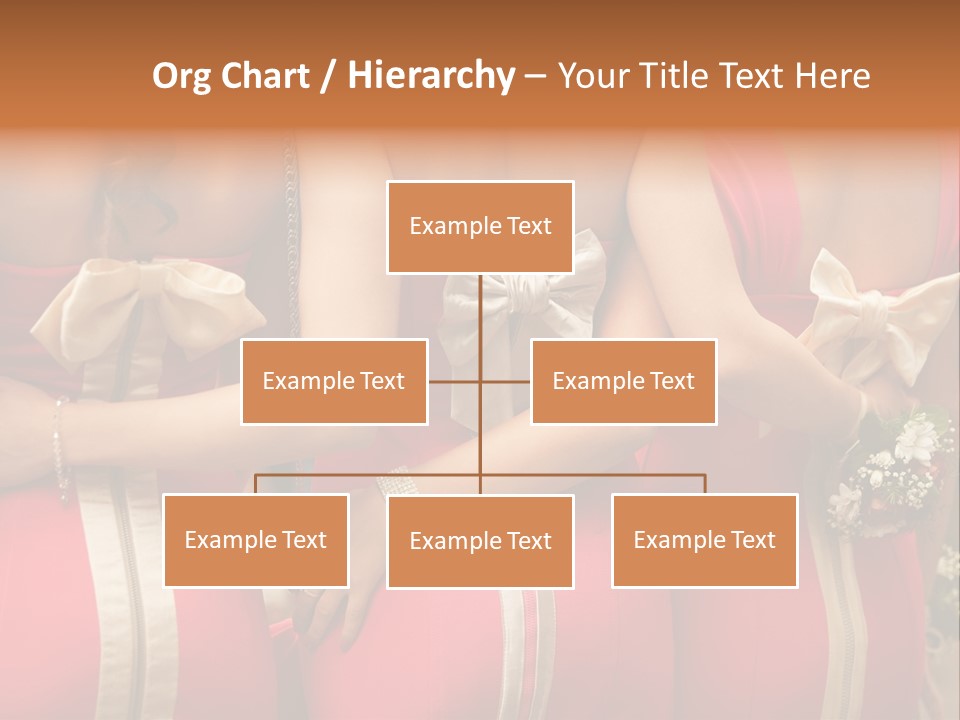 Dress Bloom Marriage PowerPoint Template
