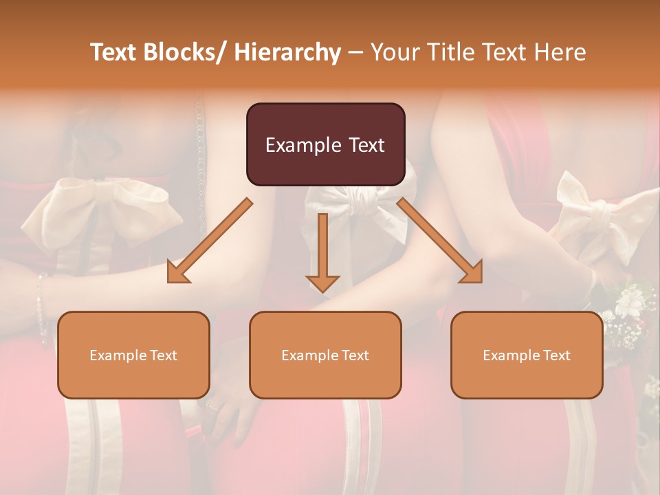 Dress Bloom Marriage PowerPoint Template