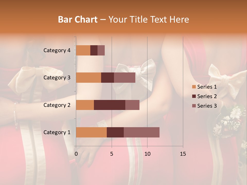 Dress Bloom Marriage PowerPoint Template