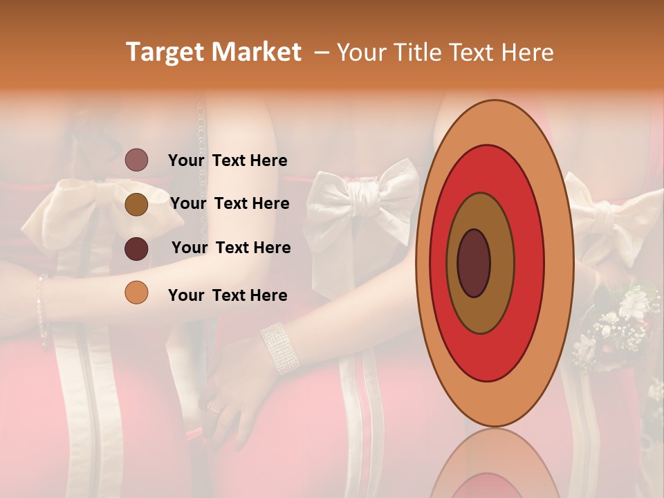 Dress Bloom Marriage PowerPoint Template