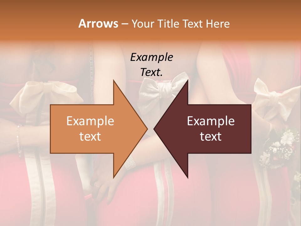 Dress Bloom Marriage PowerPoint Template