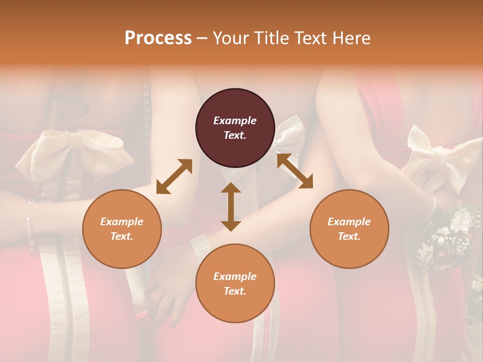 Dress Bloom Marriage PowerPoint Template