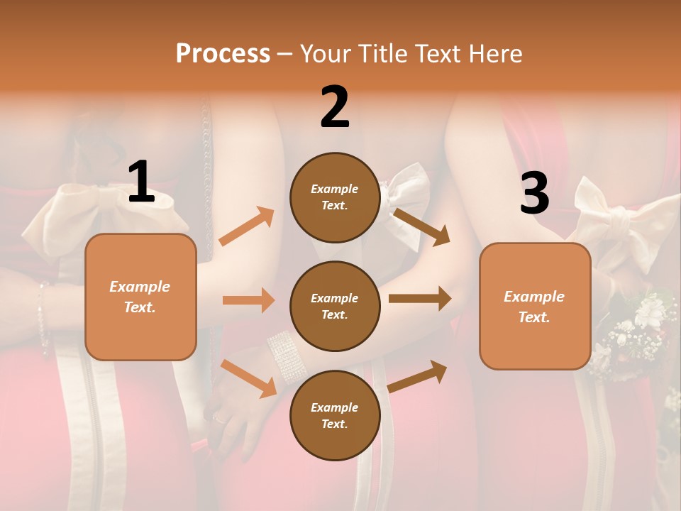 Dress Bloom Marriage PowerPoint Template