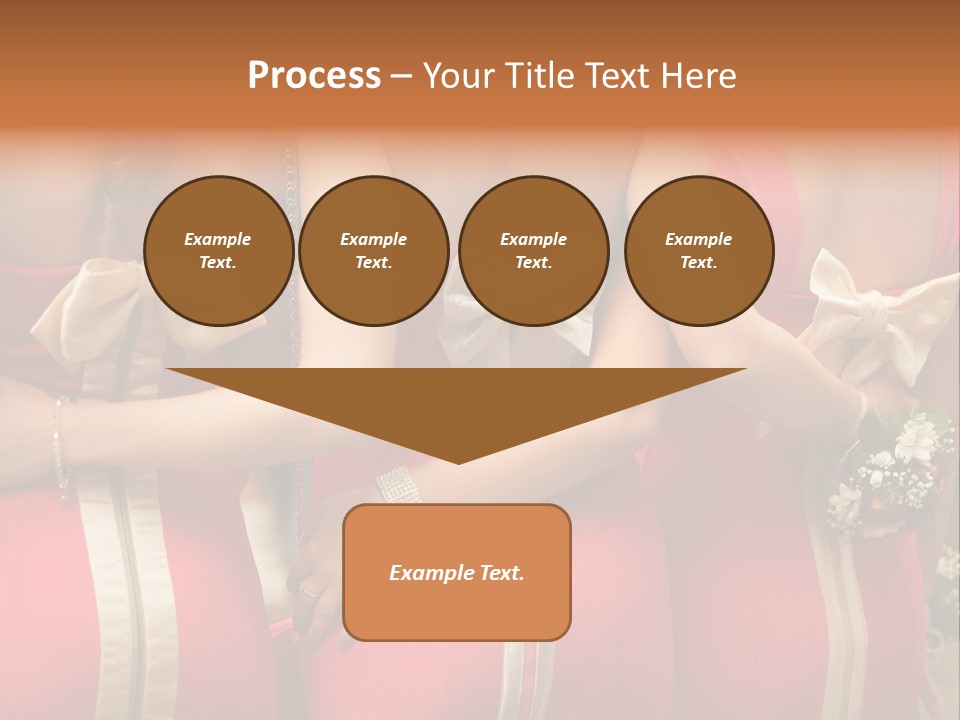 Dress Bloom Marriage PowerPoint Template