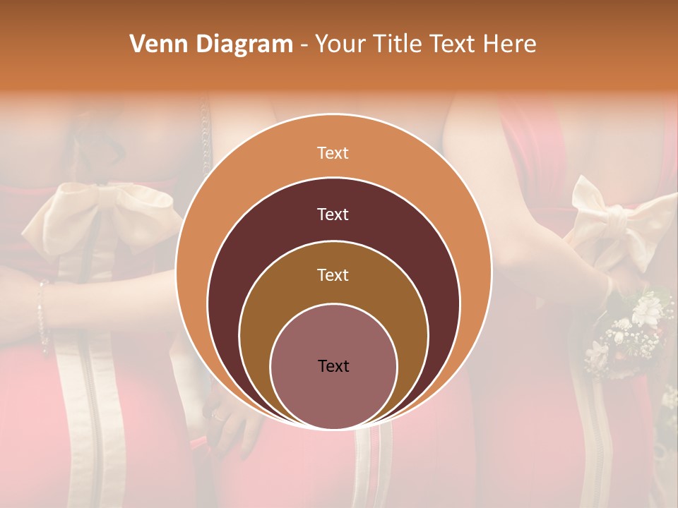 Dress Bloom Marriage PowerPoint Template