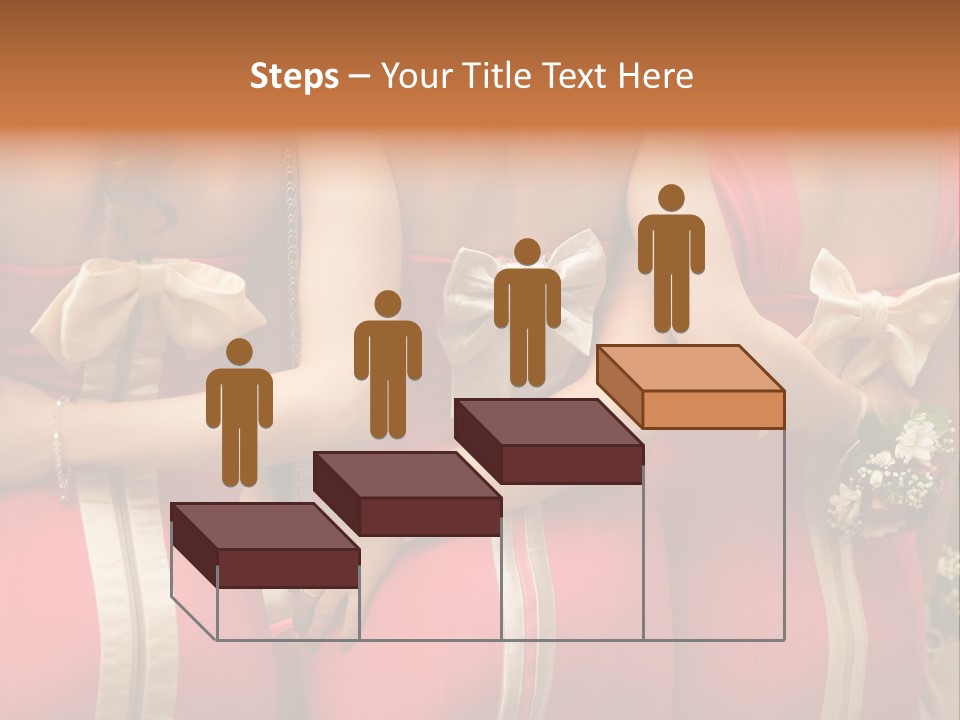 Dress Bloom Marriage PowerPoint Template