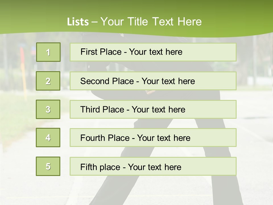 Happy Action Fit PowerPoint Template