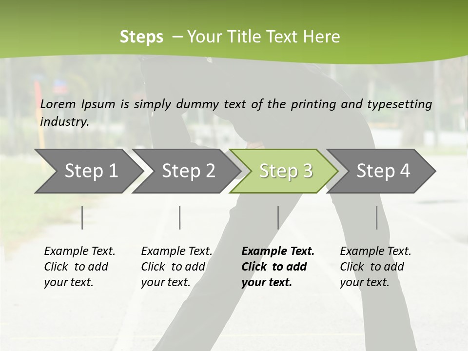 Happy Action Fit PowerPoint Template