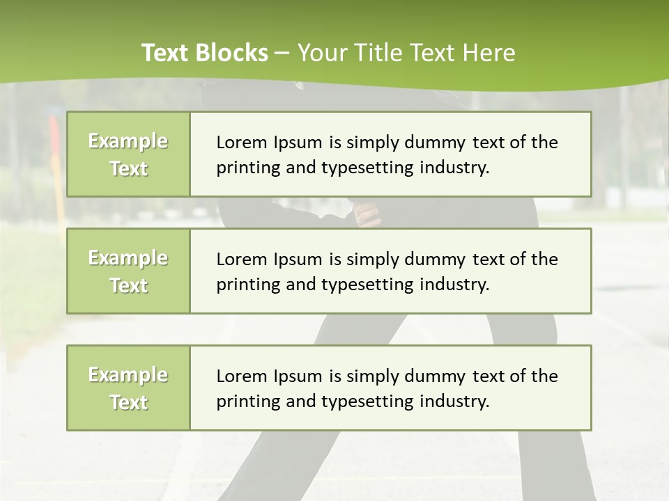Happy Action Fit PowerPoint Template