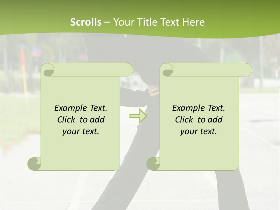 Happy Action Fit PowerPoint Template