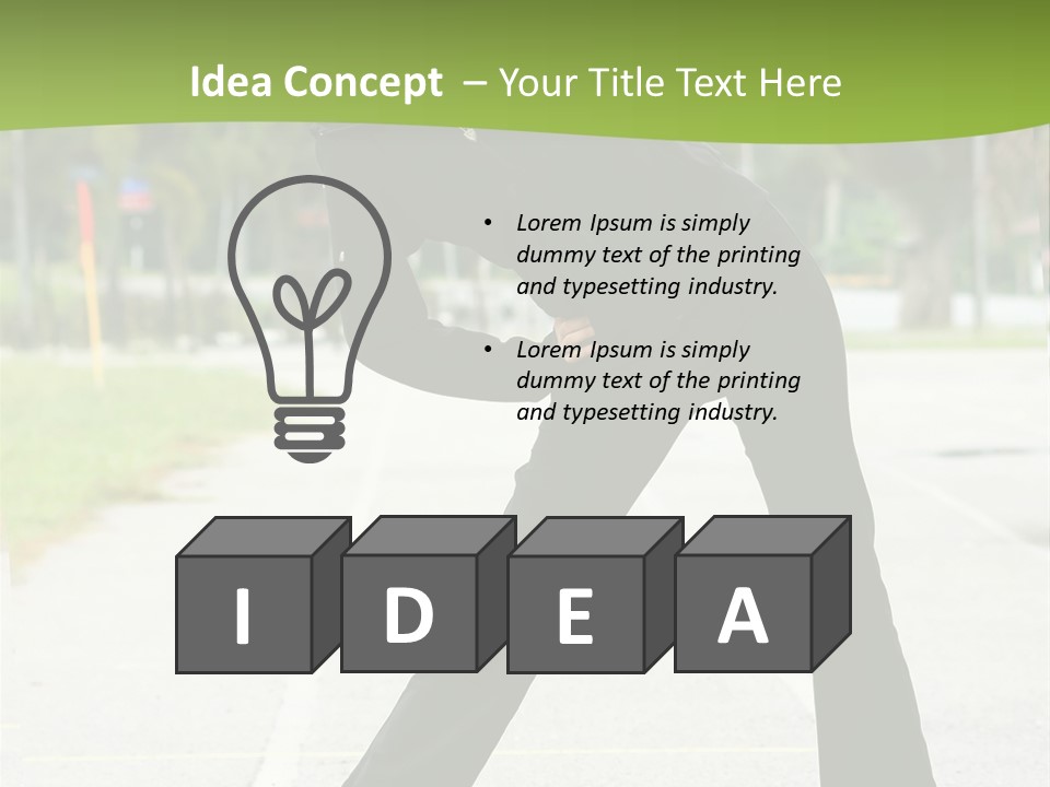 Happy Action Fit PowerPoint Template