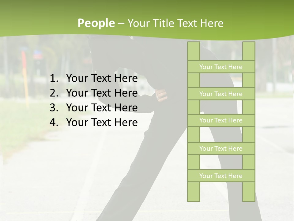 Happy Action Fit PowerPoint Template