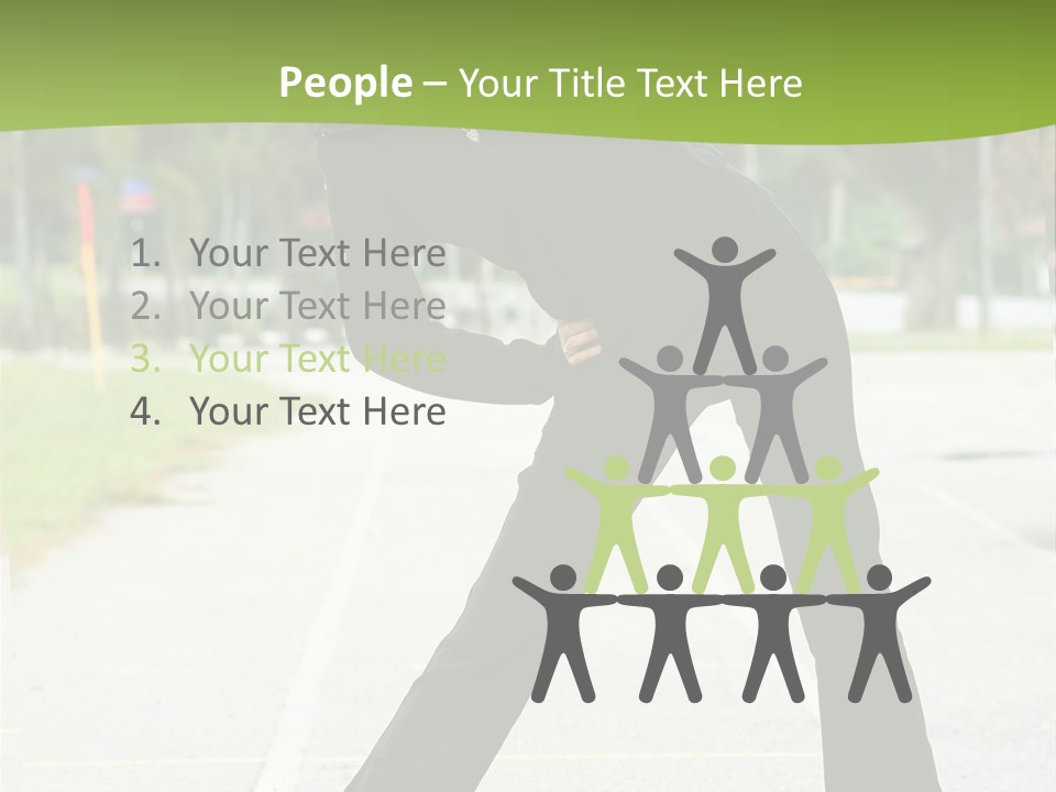 Happy Action Fit PowerPoint Template