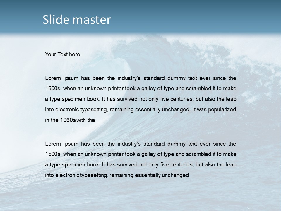 Sports Action Spray PowerPoint Template