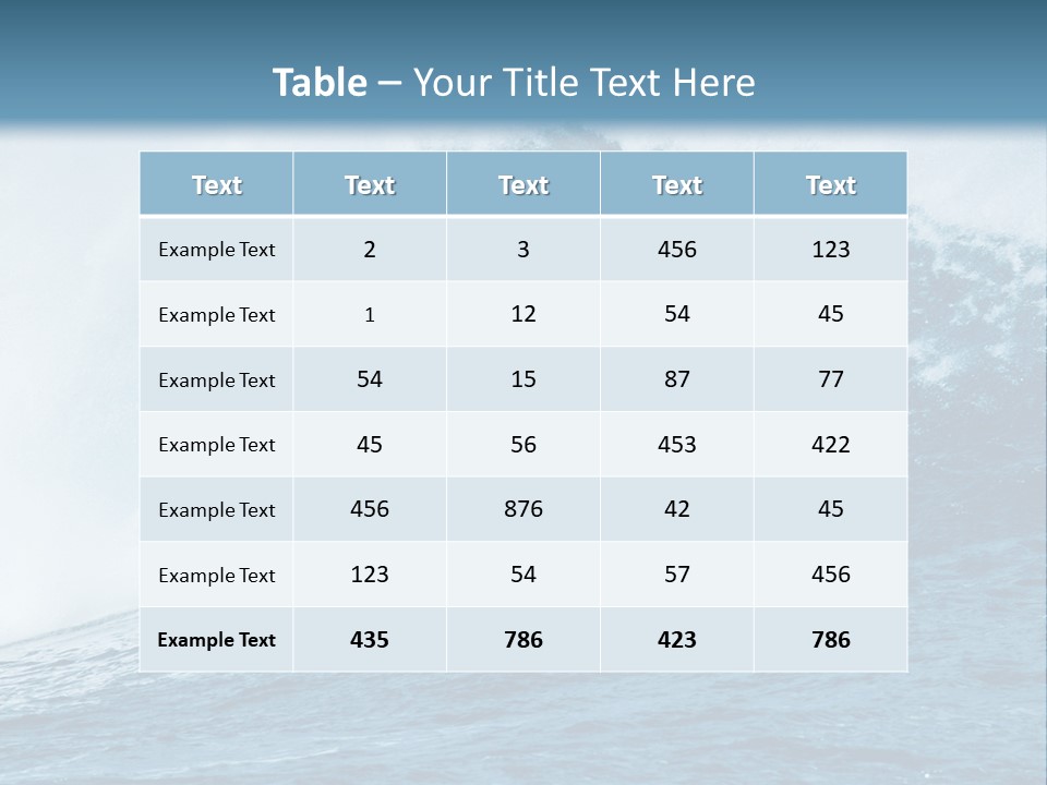 Sports Action Spray PowerPoint Template