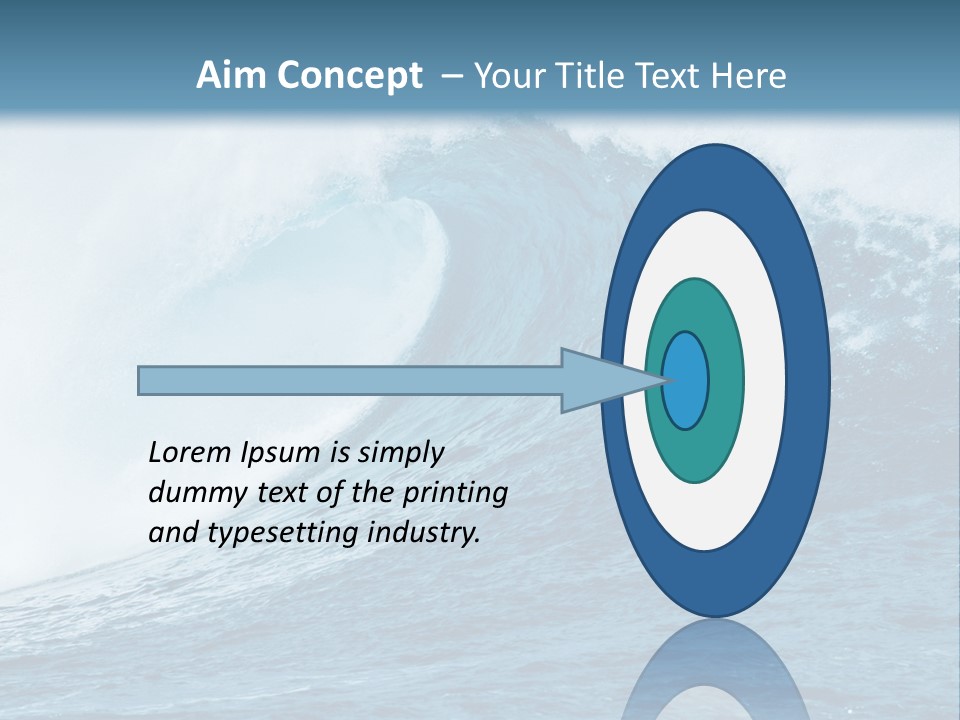 Sports Action Spray PowerPoint Template