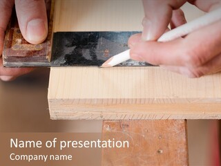 Carpentry Craftsperson Work PowerPoint Template