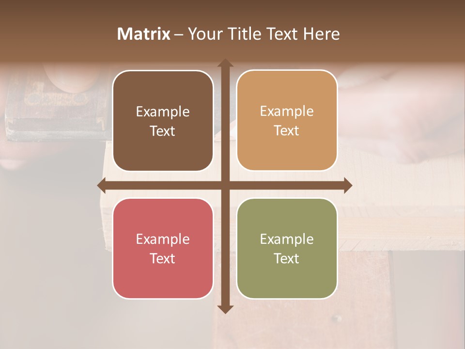 Carpentry Craftsperson Work PowerPoint Template